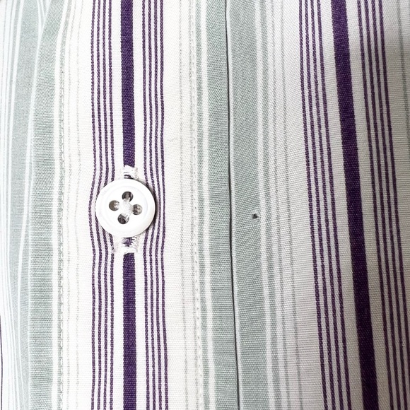 Ralph Lauren Polo Country Green Purple Stripe Button Down Shirt Men’s Size Large - Picture 6 of 9